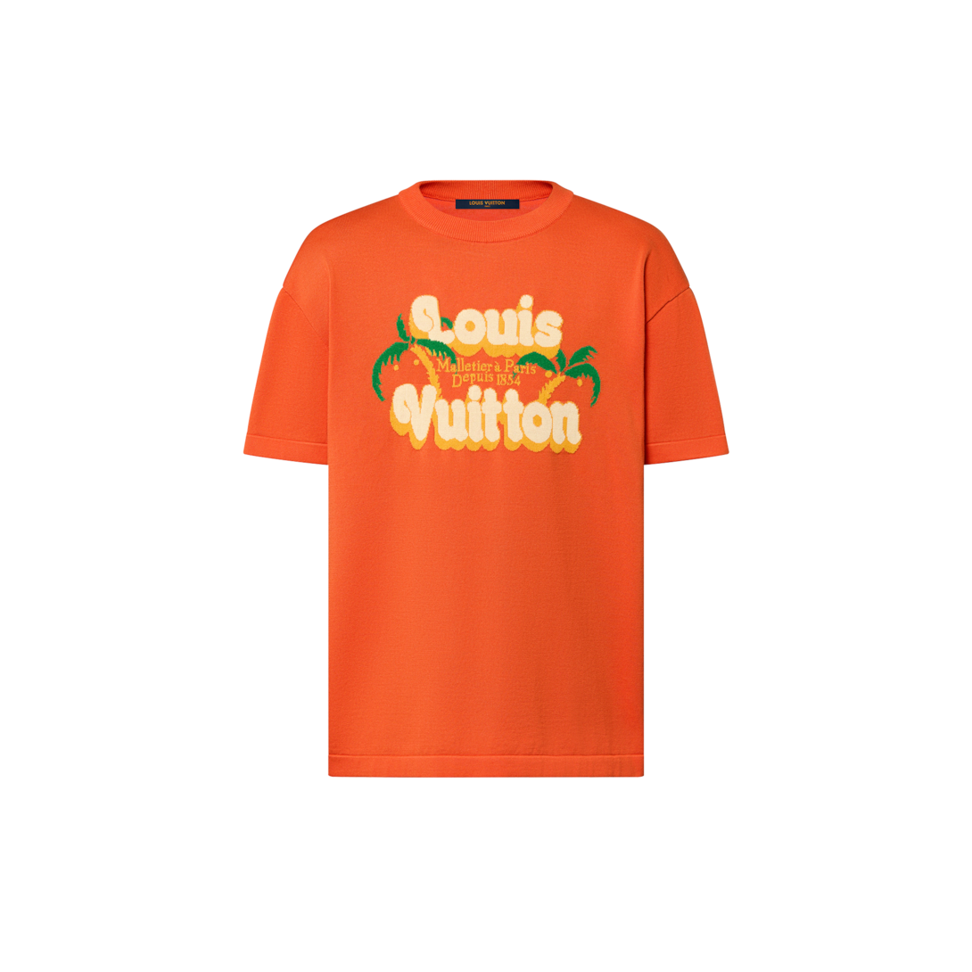 Short-Sleeved Cotton Crewneck - Ready-to-Wear | LOUIS VUITTON